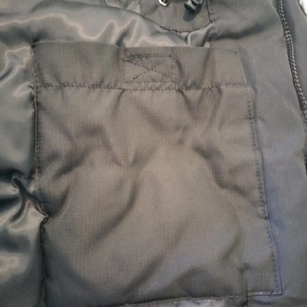 Disney‎ Thick Puffer Black Coat With Mickey Patch Size Childs Large